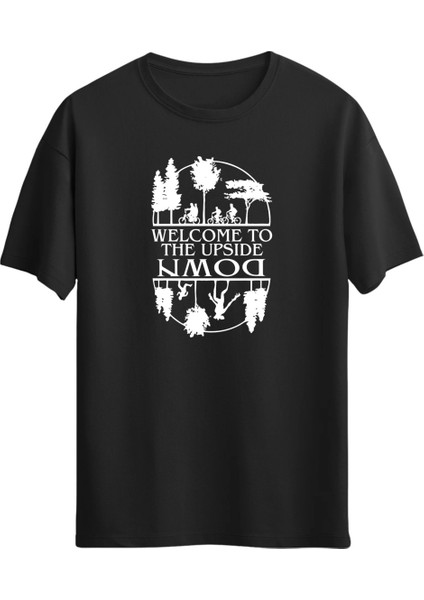 Stranger Tings Baskılı Unisex Regular Kısa Kol T-Shirt
