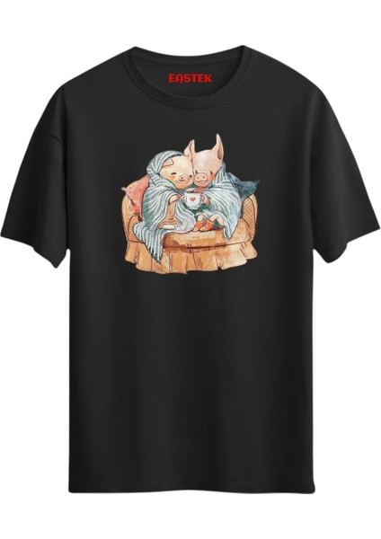 Pig Love T-Shirt, Erkek Tişört, Kadın Tişört, Unisex T-Shirt