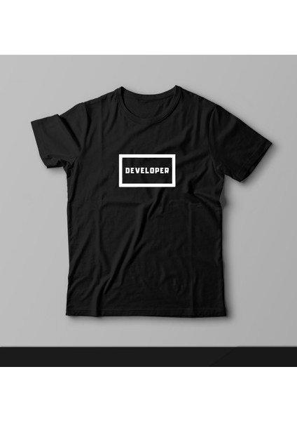 Developer Tabela Baskılı Tişört