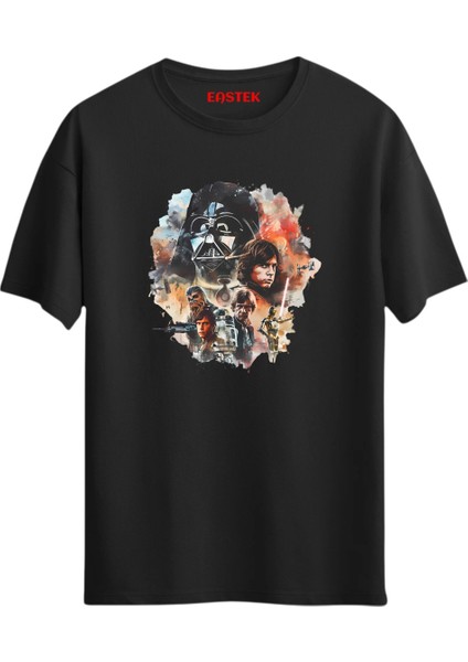 Darth Vader Baskılı Tasarım T-Shirt
