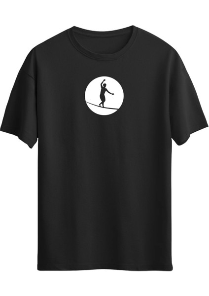 Slackline Minimal Baskılı Unisex Regular T-Shirt
