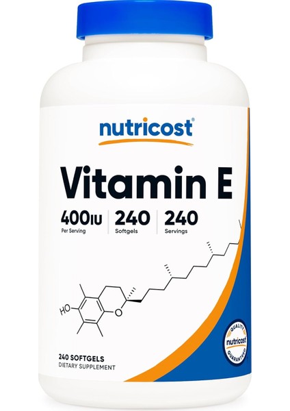 cost Vitamin E 400 Iu 240 Softgel