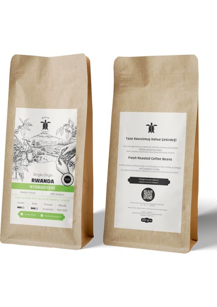 Rwanda Nyamasheke - 250 gr modelleri