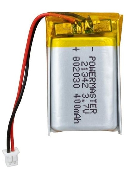 Powermaster 802030 3.7 Volt 400 Mah Lityum Polimer Pil