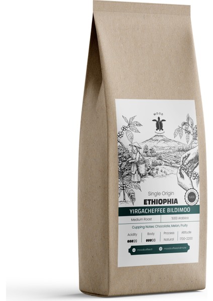 Ethiopia Yirgacheffee Bildimoo Aricha - 100 gr