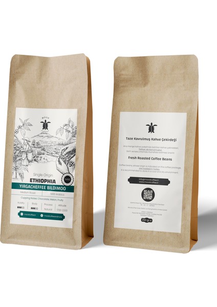 Ethiopia Yirgacheffee Bildimoo Aricha - 250 gr modelleri