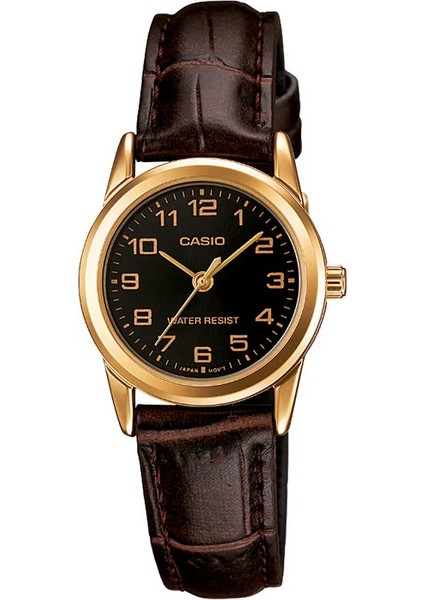 LTP-V001GL-1BUDF Deri Kadın Kol Saati