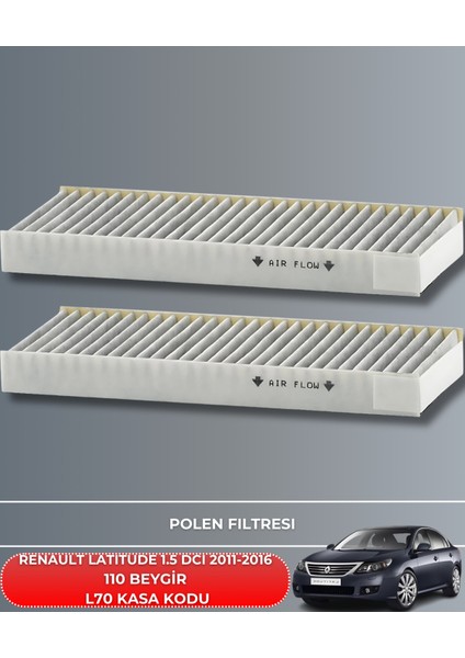Renault Latıtude 1.5 Dcı 2011-2016 110 Beygir Filtre - Yağ Bakım Seti fırsatları
