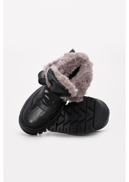 Hakiki Deri Kürklü Unisex Çocuk Klasik Bot 006KXA6001 modelleri