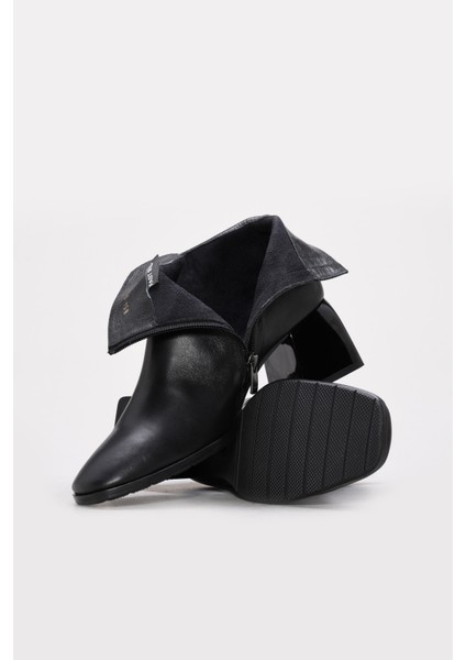 Hakiki Deri Kadın Klasik Bot 264SZA854 modelleri