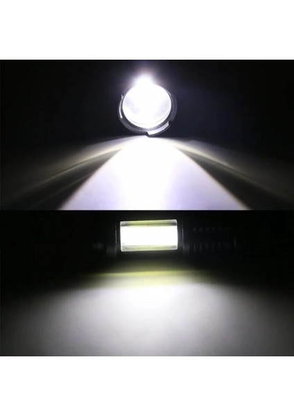 Wuben WB-017 Zoomlu Şarjlı Cob LED Güçlü El Feneri indirimleri