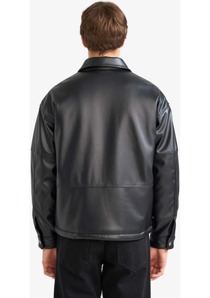 Relax Fit Rahat Kalıp Polo Yaka Iç Cepli MONT F5011AX25WN