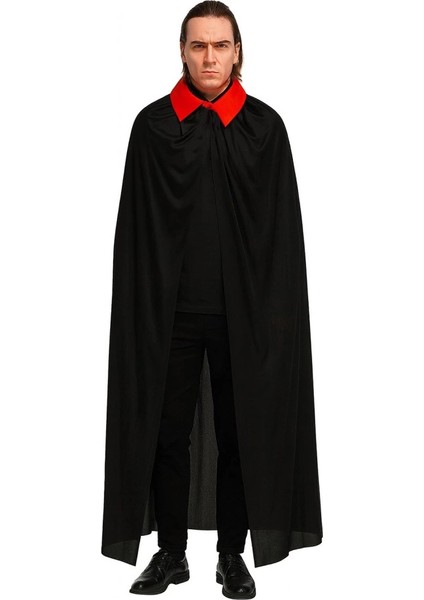 Bfs Kırmızı Yakalı Siyah Dracula Pelerin 120 cm fiyatları
