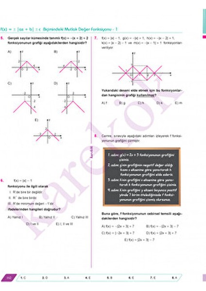 9. Sınıf Matematik Soru Bankası Akıllı Tahta Uygulamalı 480 Sayfa indirimleri