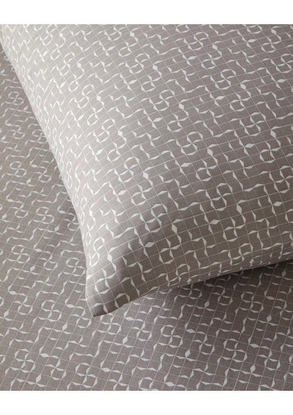 Geomora Kolay Ütülenir Çift Kişilik Nevresim Takımı 200X220 cm Vizon fırsatları