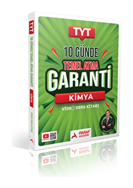 TYT Kimya 10 Günde Temel Atma Garantisi 192 Sayfa Ciltsiz Eğitim Kitabı fiyatları