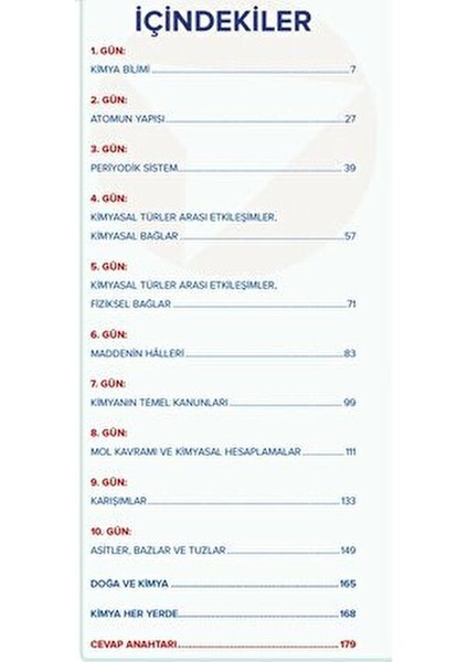 TYT Kimya 10 Günde Temel Atma Garantisi 192 Sayfa Ciltsiz Eğitim Kitabı modelleri