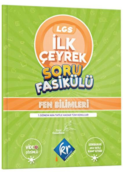 KR Akademi LGS 7'den 8'e Yaz Kamp Kitabı Soru Bankası 8. Sınıf 2025 fırsatları