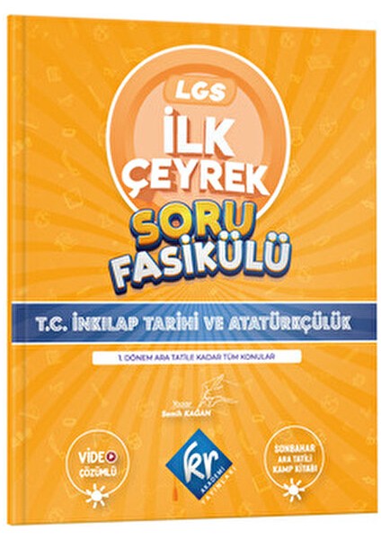 KR Akademi LGS 7'den 8'e Yaz Kamp Kitabı Soru Bankası 8. Sınıf 2025