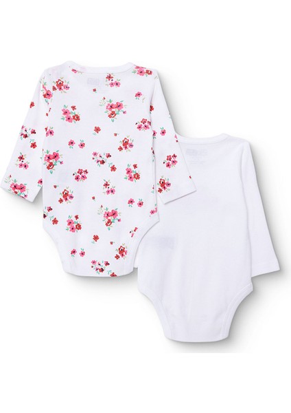 Kız Bebek 2li Uzun Kol Body Çıtçıtlı Yaka Uzun Kol Ribana Paça fiyatları