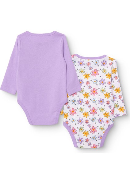 Kız Bebek 2li Uzun Kol Body Ribana Çıtçıtlı Yaka Uzun Kol fiyatları