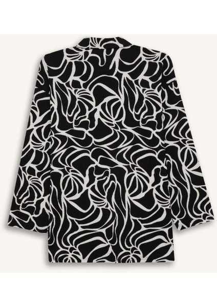 Regular Fit Desenli Bürümcük Uzun Kollu Gömlek D8631AX25SP