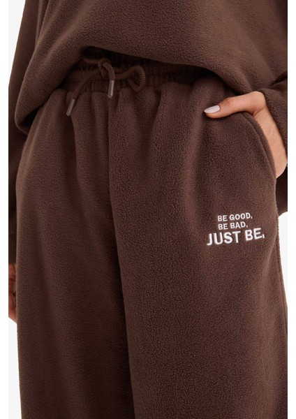 Standart Fit Beli Bağcıklı Cepli Polar Eşofman Altı Y2650AZ25WN indirimleri