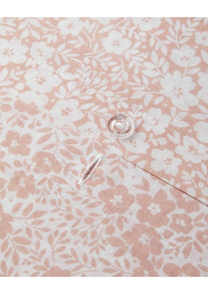 Blossira Kolay Ütülenir Çift Kişilik Nevresim Takımı 200X220 cm Pembe