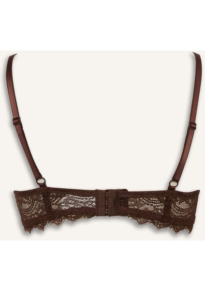 Bağcıklı Dantelli Kapsız Pedsiz Balenli Balkonet Sütyen Fall in Love F7024AX25WN fiyatları