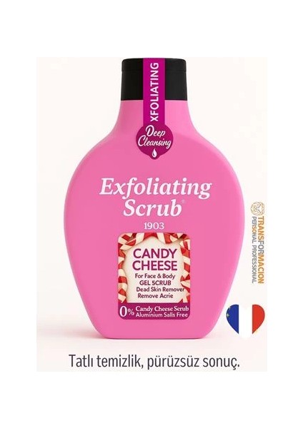 Bfs Norveç Candy Cheese Peeling Jel – 1903 Serisi, Akne Karşıtı Scrub 500 ml