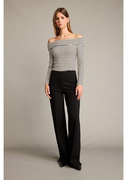 Omzu Açık Çizgili Uzun Kollu Bluz G5052AX25WN fiyatları