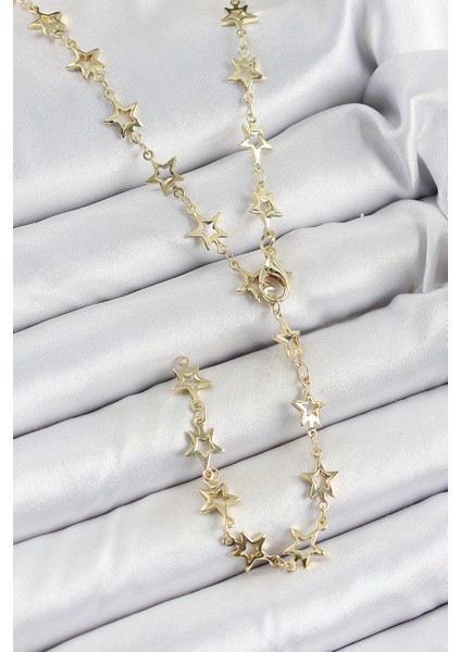 Bfs Pirinç Gold Renk Yıldızlı Kadın Y Kolye fiyatları