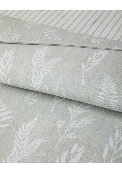 Florine Kolay Ütülenir Çift Kişilik Nevresim Takımı 200X220 cm Açık Yeşil modelleri
