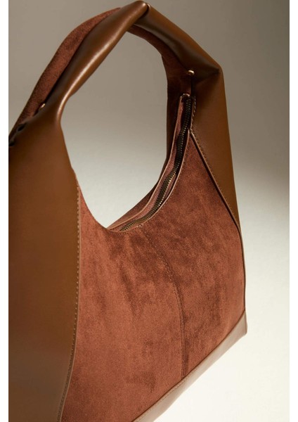 Kadın Süet Omuz Çantası F1236AXNS modelleri