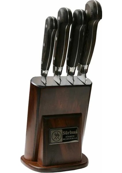 61502YM - Sürmene Yöresel Mutfak Bıçağı Seti - 4 Lü Set