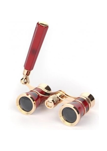 Nefis Işlemeli, Tiyatro / Opera Dürbünü 3X25 Prinç Metal Kaplamalı Retro Kahverengi fiyatları