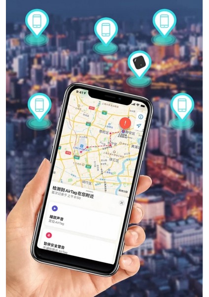 Smart Tag Airtag Akıllı Takip Cihazı Apple My Find Uyumlu Beyaz fırsatları
