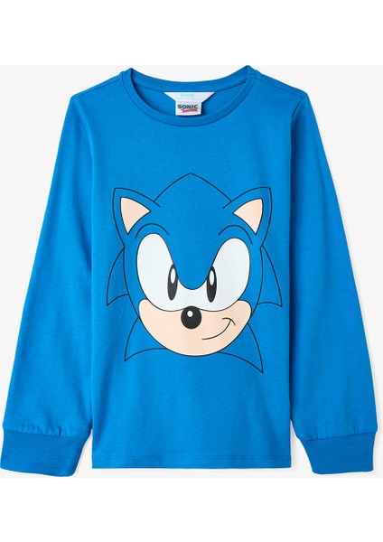 Lacivert Erkek Çocuk Sonic Uzun Kollu Pamuklu Pijama Takımı fiyatları