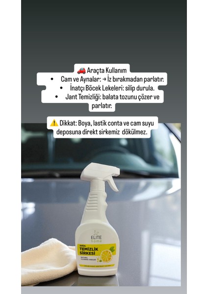 Organik Sertifikalı Çok Amaçlı Temizlik Sirkesi 500 ml x 3 Adet fiyatları