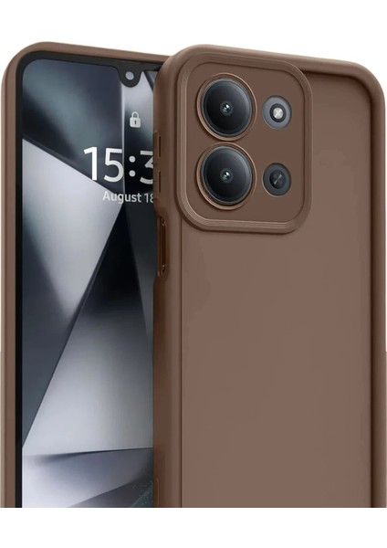 CPT16 Xiaomi Redmi 15C 4g Viera Silikon - Kahverengi modelleri
