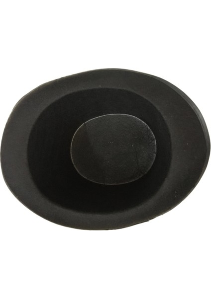 Yetişkinler Için Siyah Renk Ringmaster Sihirbaz Şapkası Fötr Şapka 15 cm