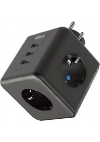 Termal Akım Korumalı Isıya Dayanıklı 3’lü Duvar Tipi Priz 3x USB 1x Type-C fiyatları