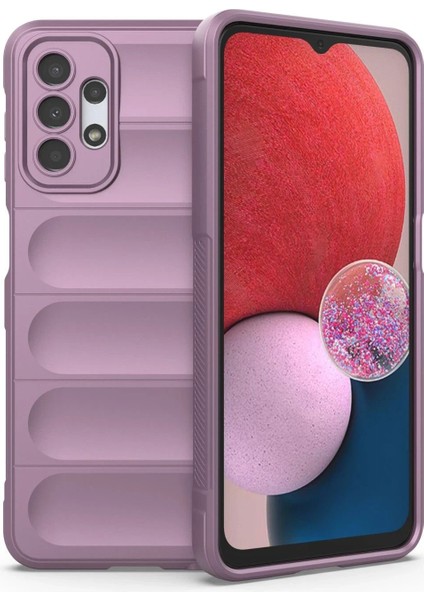 CPT16 Samsung Galaxy A13 4g Kılıf Optimum Silikon - Mor