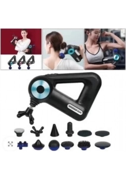 12 Başlıklı Profesyonel Masaj Sı Sporcu Masaj Aleti Seti 6 Hızlı Şarjlı Masaj fiyatları