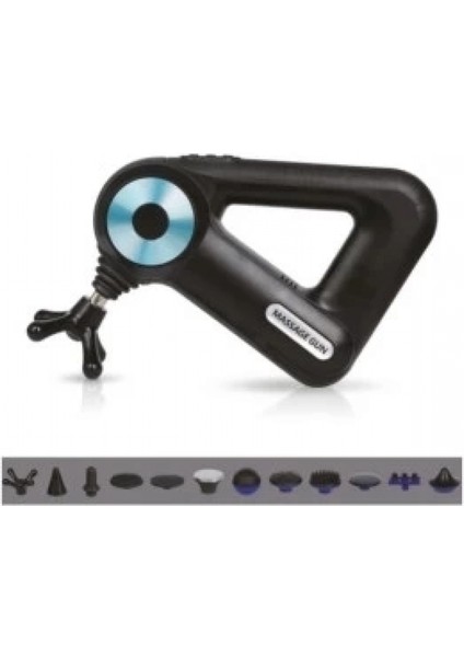 12 Başlıklı Profesyonel Masaj Sı Sporcu Masaj Aleti Seti 6 Hızlı Şarjlı Masaj fırsatları