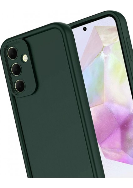 Samsung Galaxy A17 5g Viera Silikon - Koyu Yeşil modelleri