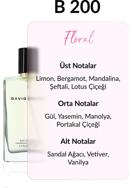 B200 Summer 50 ml Kadın Parfüm | Floral fiyatları