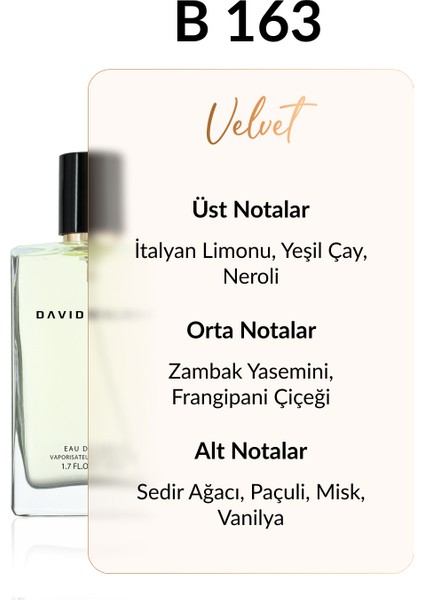 B163 Secret 50 ml Kadın Parfüm | Velvet fiyatları