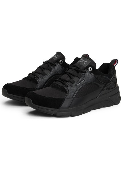 Siyah Erkek Sneaker Modern Comfort Run Outdoor