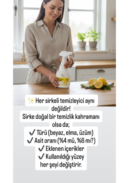 Organik Sertifikalı Çok Amaçlı Temizlik Sirkesi 500 ml fiyatları